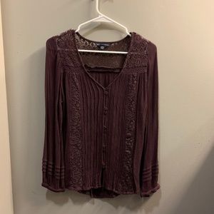 American Eagle Button-Up Blouse